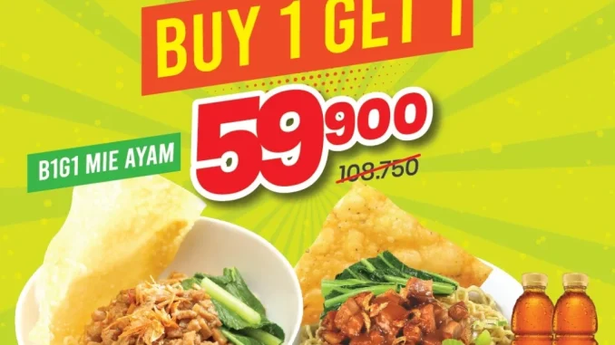 Promo Mister Baso Special Buy 1 Get 1 1