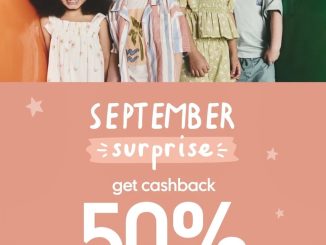 Promo Mothercare September Surprise Cashback 50% 3
