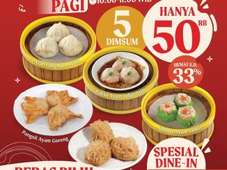 Promo Ocean 11 Serbu Dimsum Pagi mulai Rp50.000 pilih 5 dimsum Sabtu Minggu di Supermal Karawaci