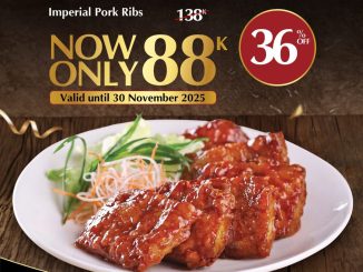 Promo Paradise Dynasty Favorite Menu Rp. 88.000 dengan 8 pilihan menu favorit diskon besar berlaku hingga 30 November 2025