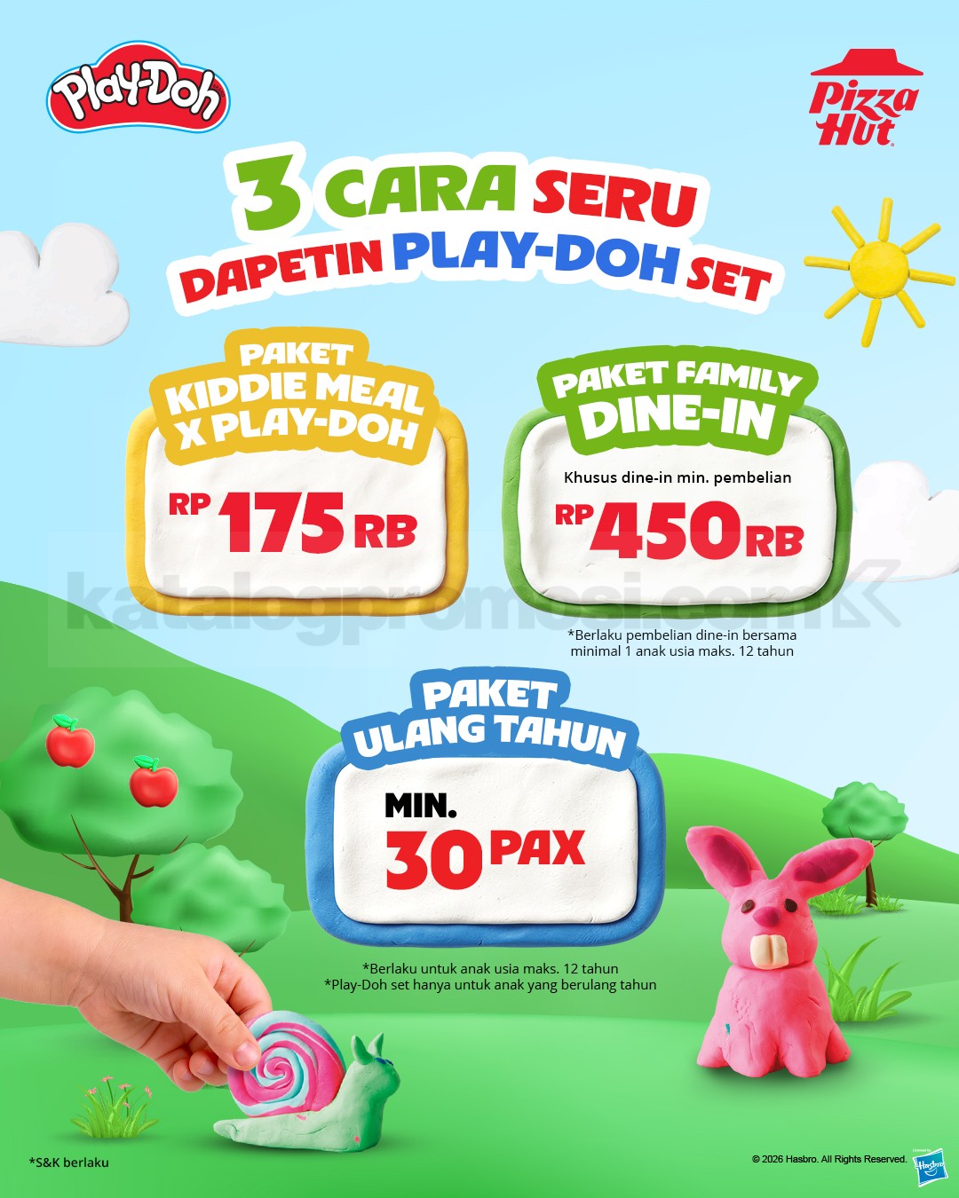 Promo Pizza Hut x Play-Doh Dapat Play-Doh Set Gratis Promo Pizza Hut x Play-Doh Dapat Play-Doh Set Gratis 1