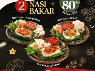 Promo Putu Made Kejutan Merdeka 2 Nasi Bakar cuma Rp80.000 berlaku di outlet tertentu