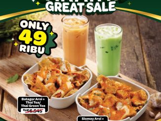 Promo Raa Cha HUT Jakarta 499 Aroi Bites dan Thai Tea Rp. 49.000 di outlet Raa Cha area Jakarta