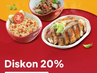 Promo Ricebowl Spesial BCA Diskon 20% semua menu, berlaku 1 Nov 2025 – 30 Apr 2026
