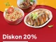 Promo Ricebowl Spesial BCA Diskon 20% semua menu, berlaku 1 Nov 2025 – 30 Apr 2026