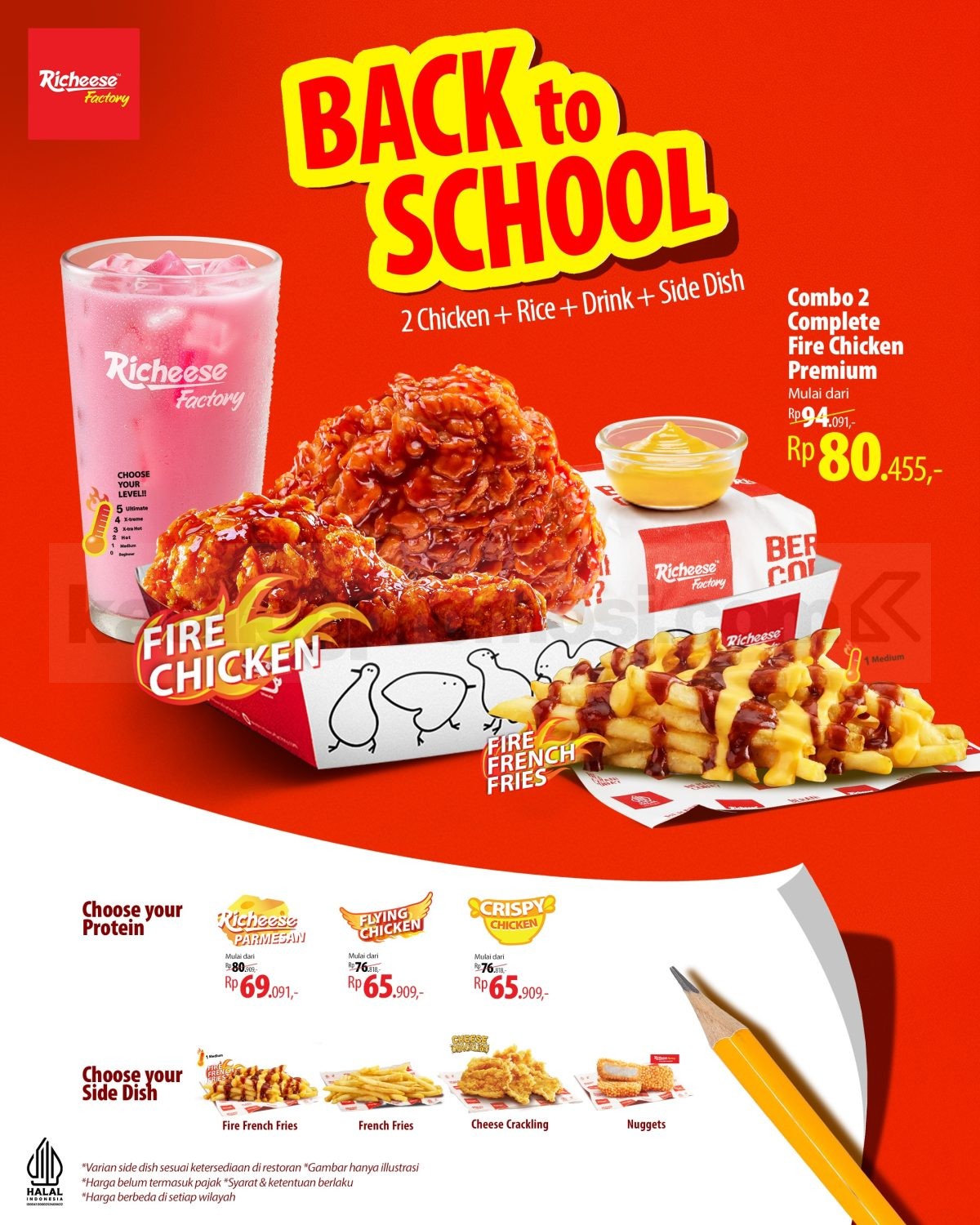Promo Richeese Factory Back to School Combo Mulai Rp. 55.455 Promo Richeese Factory Back to School Combo Mulai Rp. 55.455 1