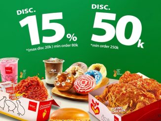Promo Richeese Factory GrabFood Diskon Hingga Rp.50.000 untuk menu Richeese Factory dan Rich Coffee & Donut