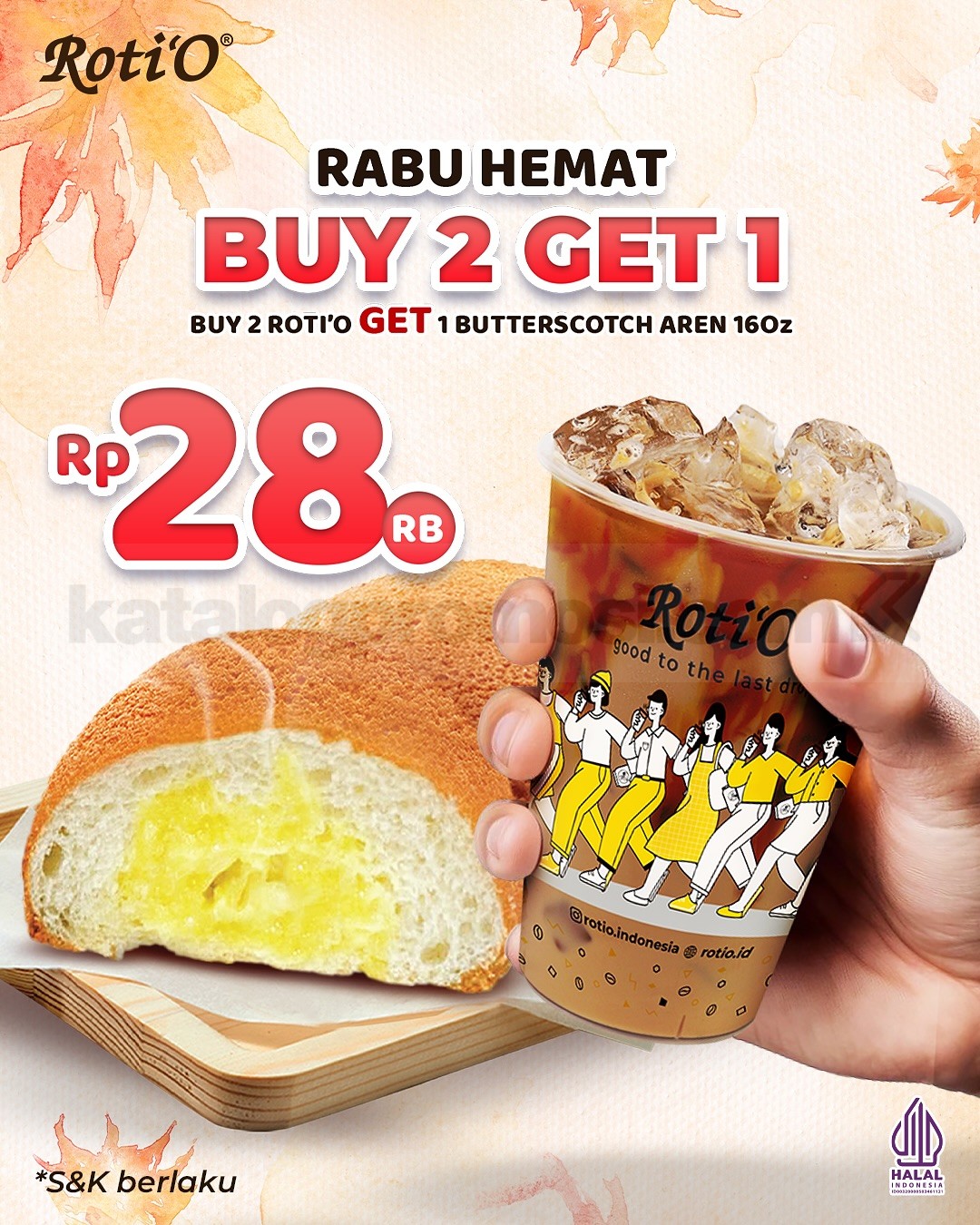 Promo Roti’O Rabu Hemat Buy 2 Get 1 Free • SoPasti.Com