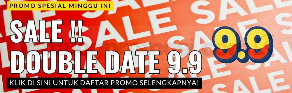 Promo 9.9 Double Date Sale minggu ini