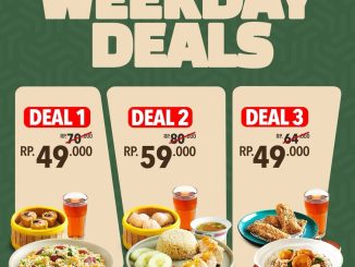 Promo Sapo Oriental Weekday Deals mulai Rp. 49 ribu dengan paket lengkap dimsum, menu utama, dan minuman