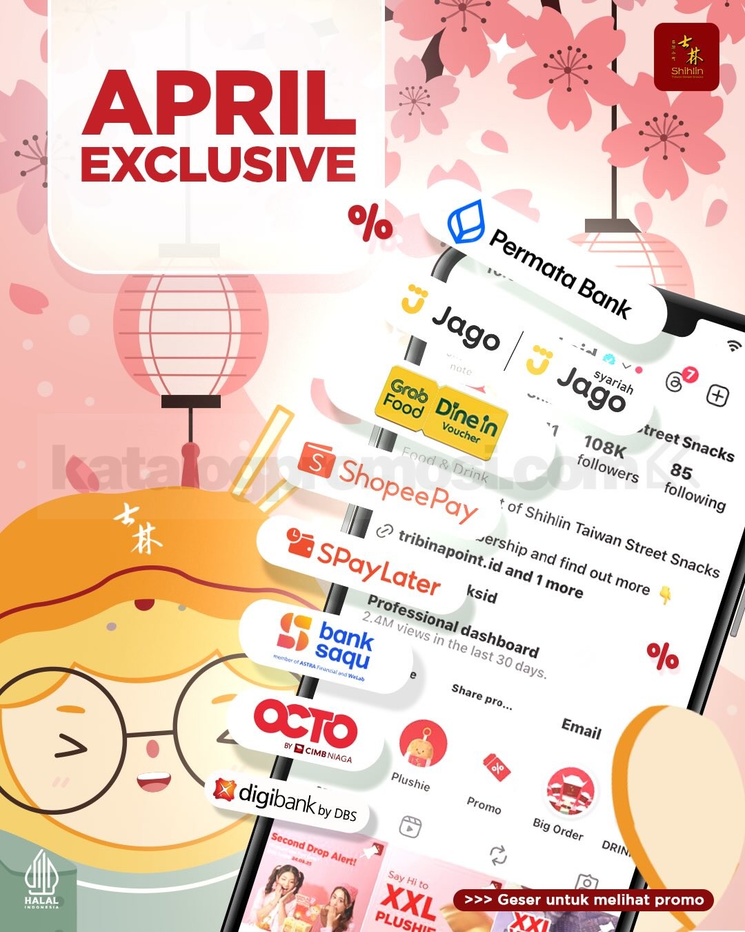 Promo Shihlin April Exclusive Diskon hingga 30% Promo Shihlin April Exclusive diskon hingga 30% berbagai metode pembayaran