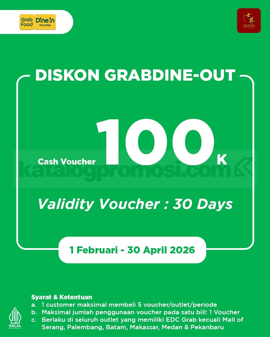 Promo Shihlin April Exclusive Diskon hingga 30% Promo Shihlin April Exclusive Diskon hingga 30% 2