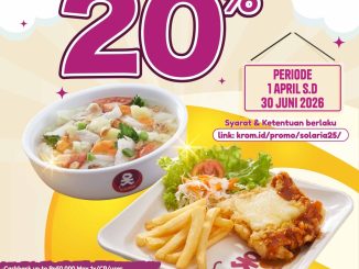 Promo Solaria Cashback 20% Pakai QRIS Krom Bank hingga Rp. 50.000 untuk pengguna baru