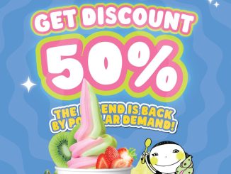 Promo Sour Sally Diskon 50% Frozen Yogurt Varian Large 3
