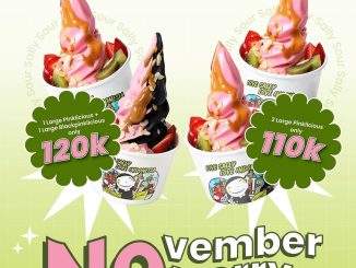 Promo Sour Sally November No Worry 2 Large Cup mulai Rp.110.000, Pinklicious dan Blackpinklicious