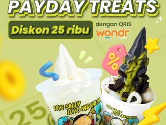 Promo Sour Sally Payday Treats Diskon Rp25.000 untuk semua menu dengan QRIS BNI