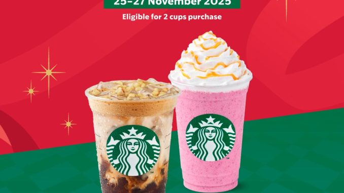 Promo Starbucks Payday Harga Spesial Rp. 29.000/cup 1
