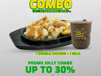 Promo STEAK MOEN MOEN Jolly Combo Diskon 30% via GoFood dengan Double Chicken dan Milo
