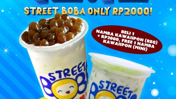Promo Street Boba 12.12 Beli 1 Gratis 1 Namba Kawaiipon dengan Mini Namba Kawaiipon untuk pembelian offline