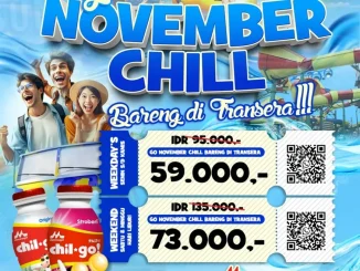 Promo Transera Waterpark GO NOVEMBER CHILL mulai Rp35.000 gratis susu Chil Go di Transera Waterpark