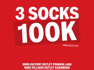 Promo Vans 3 Socks Rp. 100.000 mulai 25 Februari 2026 di Pondok Labu dan Karawang