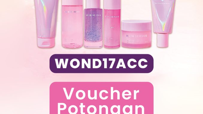 Promo Wondermis Voucher Rp. 17.000 tanpa minimum pembelian di Shopee periode Maret April 2026