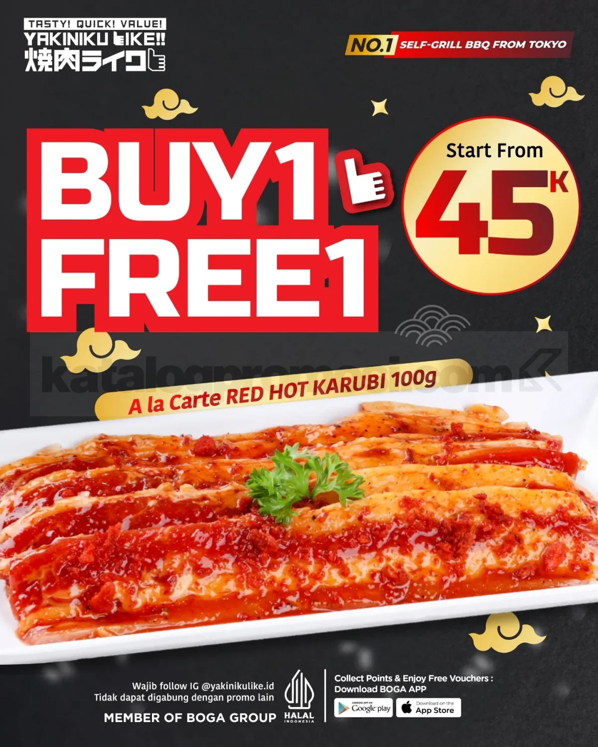 Promo Yakiniku Like Flash Sale Buy 1 Free 1 Red Hot Karubi Promo Yakiniku Like Flash Sale Buy 1 Free 1 Red Hot Karubi 1