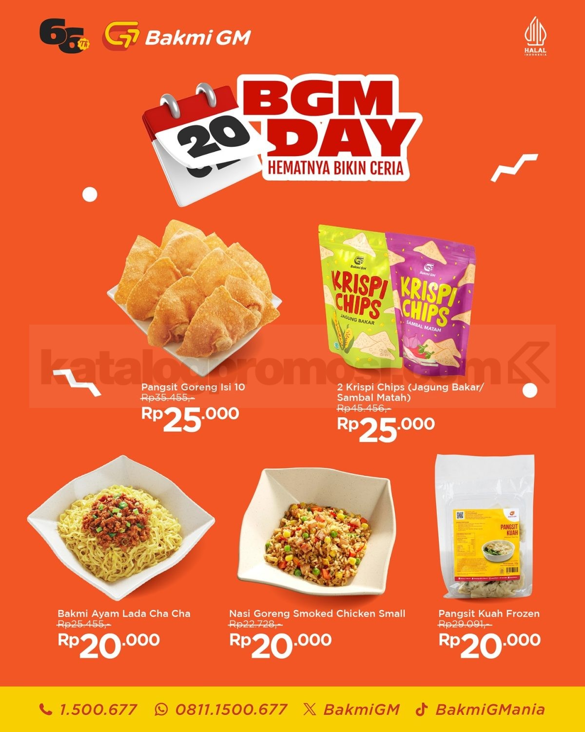 Promo Bakmi GM Day Menu Favorit Mulai Rp20.000 Gratis Teh Botol 2