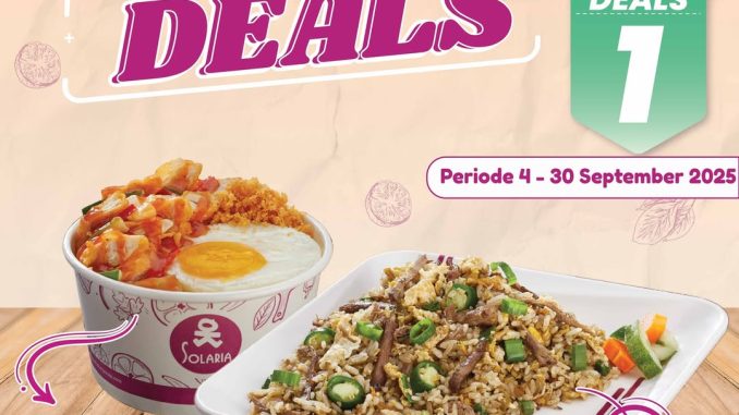 Promo Solaria GoFood Paket GP Deals