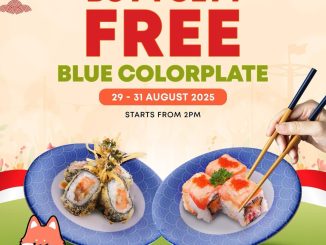 Promo Tom Sushi Buy 1 Get 1 Free Blue Colorplate