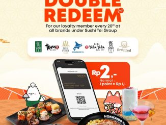 PROMO TOM SUSHI DOUBLE REDEEM POINT! HANYA HARI INI SAJA! 5