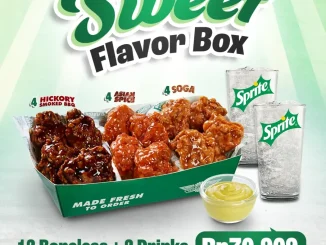Promo Wingstop Sweet Flavor Box cuma Rp 70.909