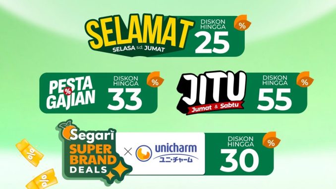 Kalender Promo Segari 1-15 Oktober 2025