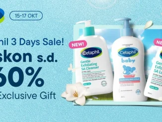 Promo Cetaphil di Blibli Diskon hingga 60% + Hadiah Eksklusif