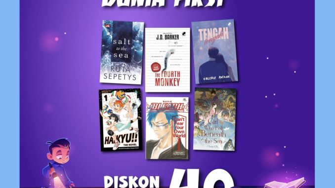 Promo Dunia Fiksi Gramedia Diskon hingga 40% 1