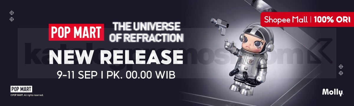 Promo Eksklusif! POP MART The Universe of Refraction Hadir di Shopee