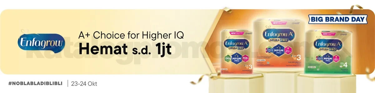 Promo Enfagrow Hemat hingga 1 Juta di Blibli! 