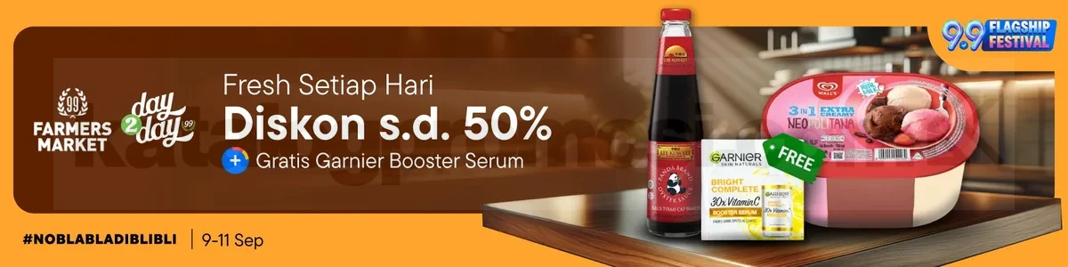 Promo Farmers Market di Blibli 9.9 Diskon hingga 50% + Gratis Hadiah 