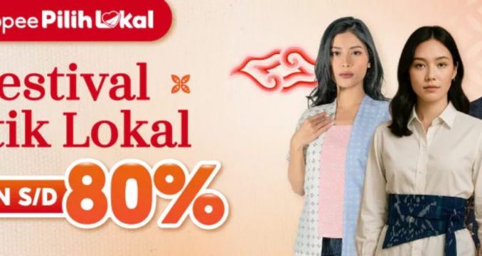 Promo Festival Batik Lokal Shopee Diskon hingga 80%