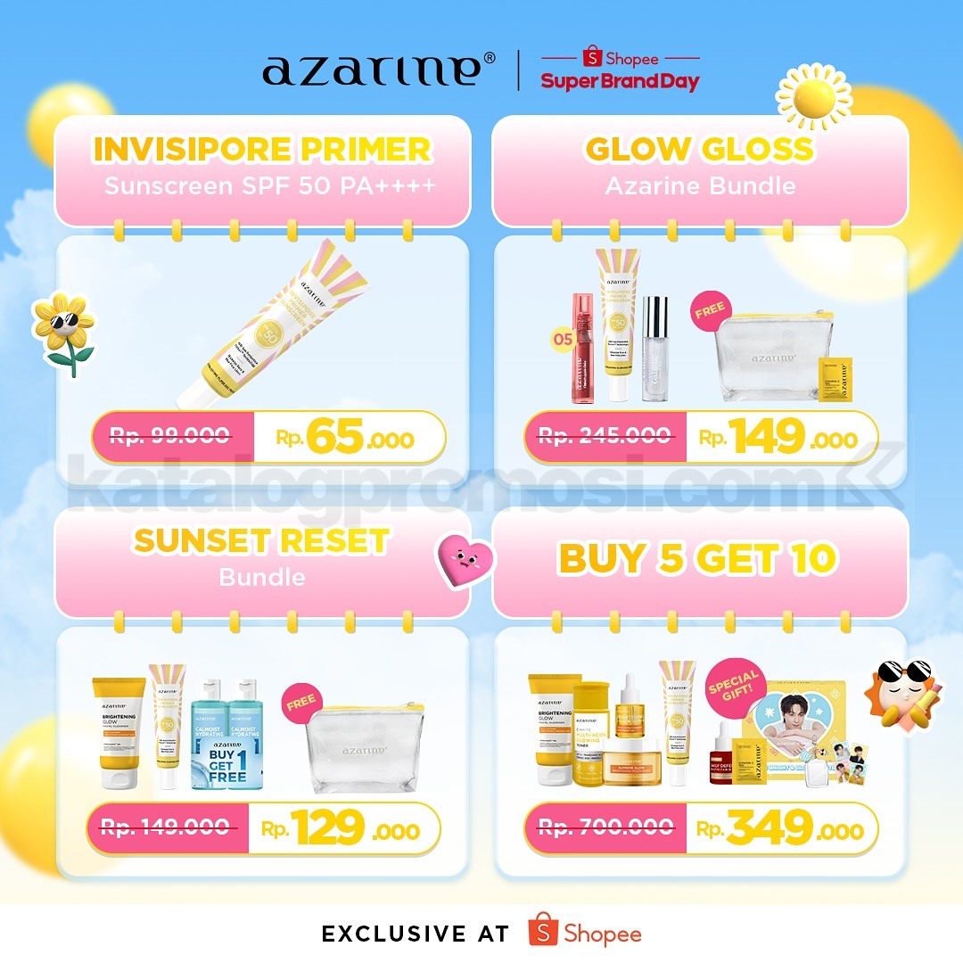 Promo Invisipore Primer Sunscreen Spesial Launching di Shopee SERBA 23K!