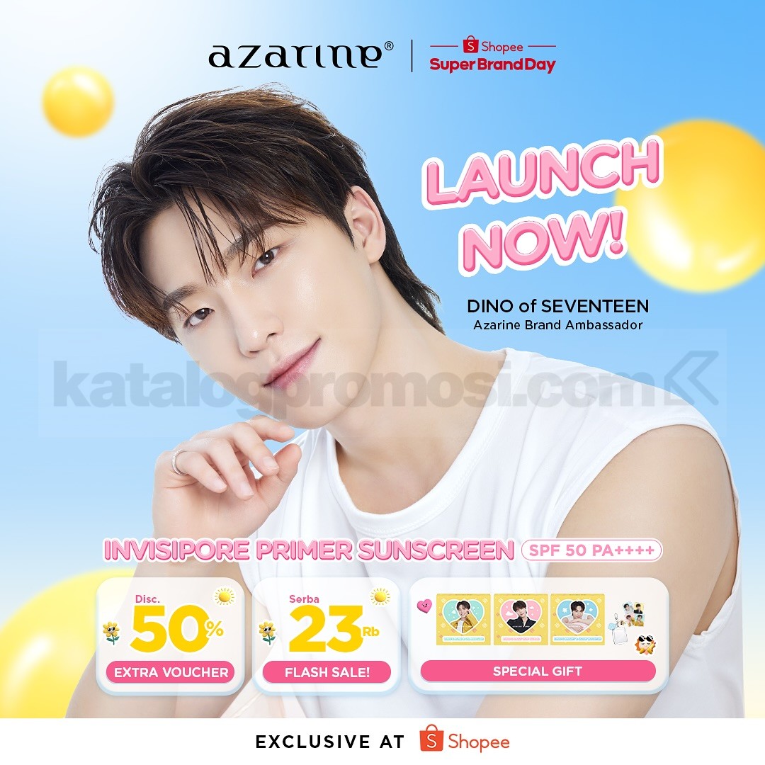 Promo Invisipore Primer Sunscreen Spesial Launching di Shopee SERBA 23K!