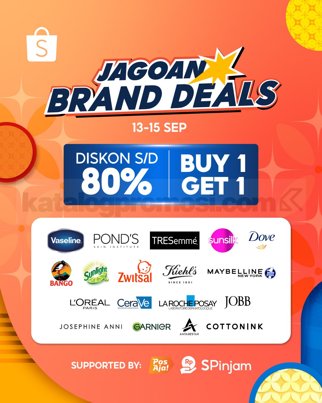 Promo Jagoan Brand Deals di Shopee Diskon hingga 80% + Beli 1 Gratis 1