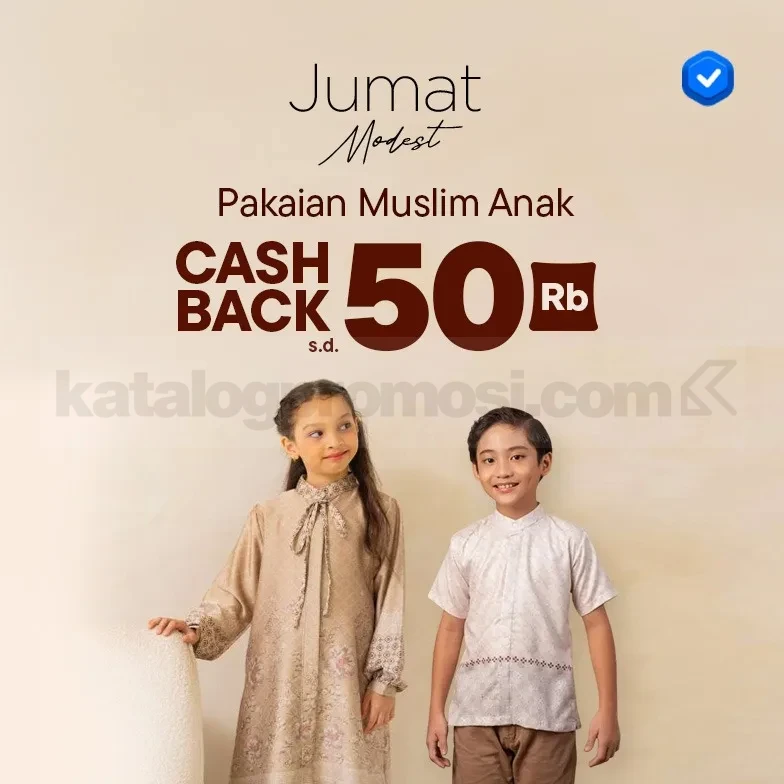 Promo Jumat Modest Blibli Cashback hingga 50K