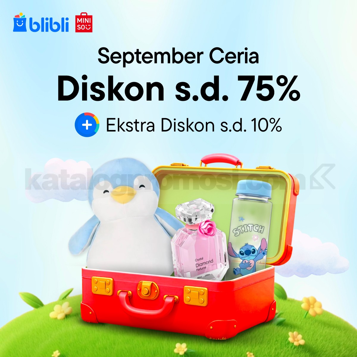 Promo MINISO di Blibli Diskon hingga 75% + Voucher 10%