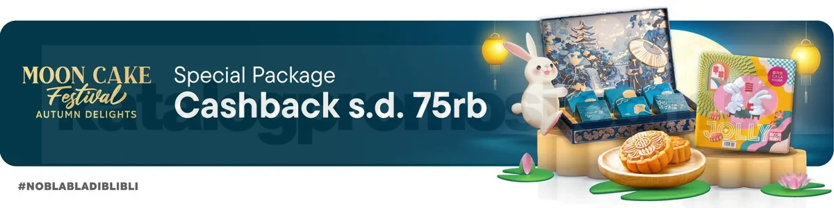 Promo Mooncake Festival Blibli Special Package + Cashback hingga 75K