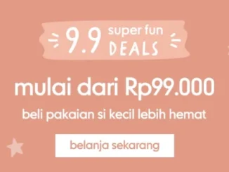 Promo Mothercare 9.9 Koleksi Fashion Mulai dari 99K