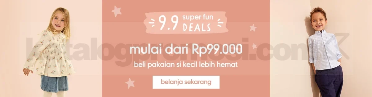 Promo Mothercare 9.9 Koleksi Fashion Mulai dari 99K