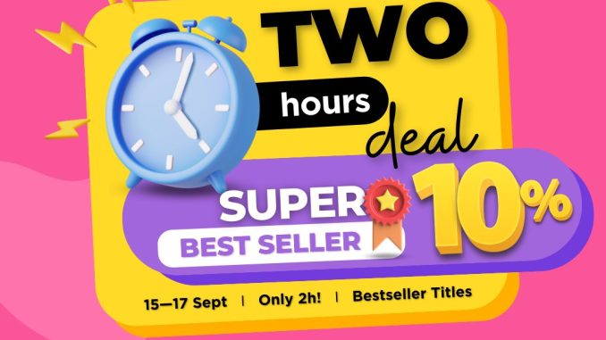 Promo Periplus Two Hours Deal Harga Spesial dan Diskon 10% 1