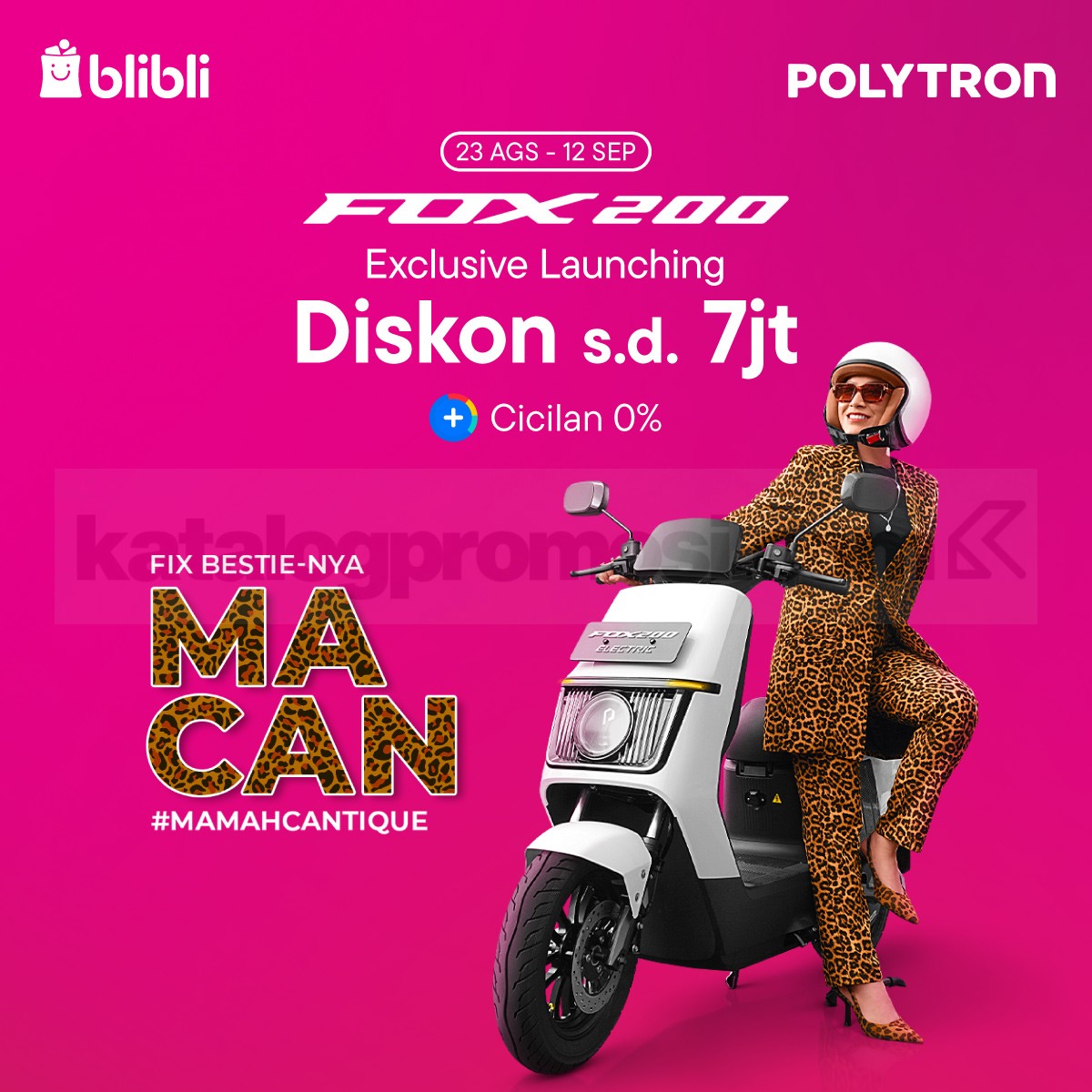 Promo Polytron FOX 200 Rilis Eksklusif di Blibli Diskon hingga 7 Juta + Cicilan 0%
