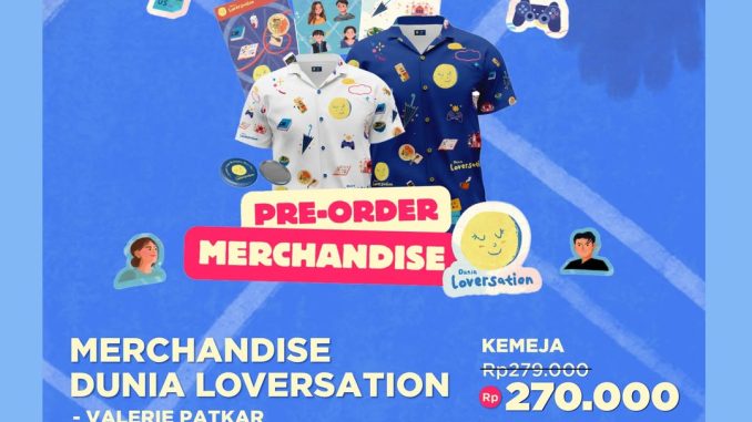 Promo Pre Order Merchandise Dunia Loversation by Valerie Patkar 1